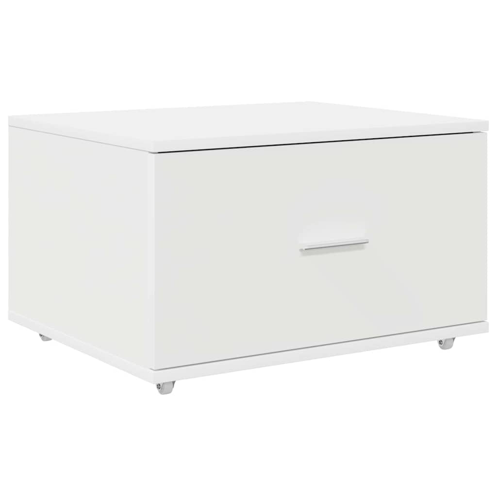 Schreibtisch mit Regal Weiß 131,5 x 50 x 106,5 cm Holzwerkstoff