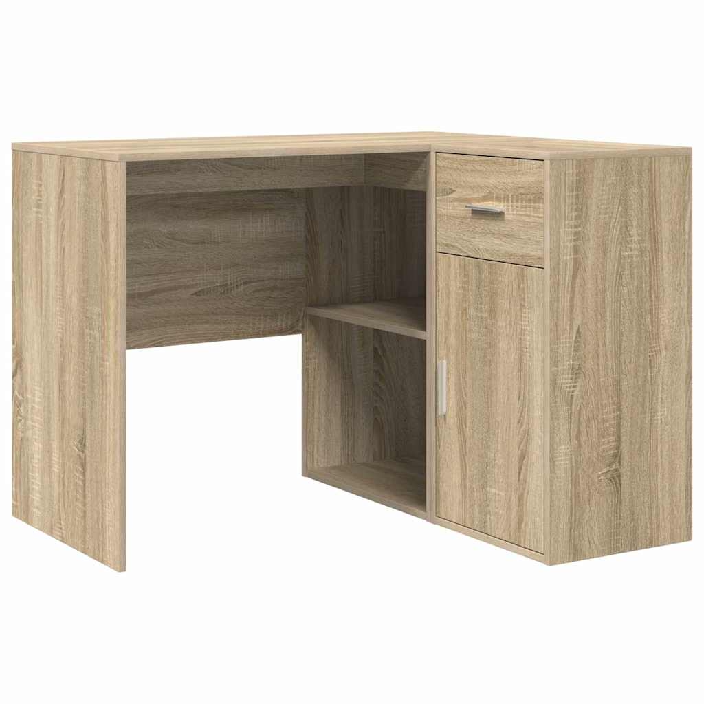 Bureau d'angle avec tiroirs Chêne Sonoma 102 x 88 x 75 cm