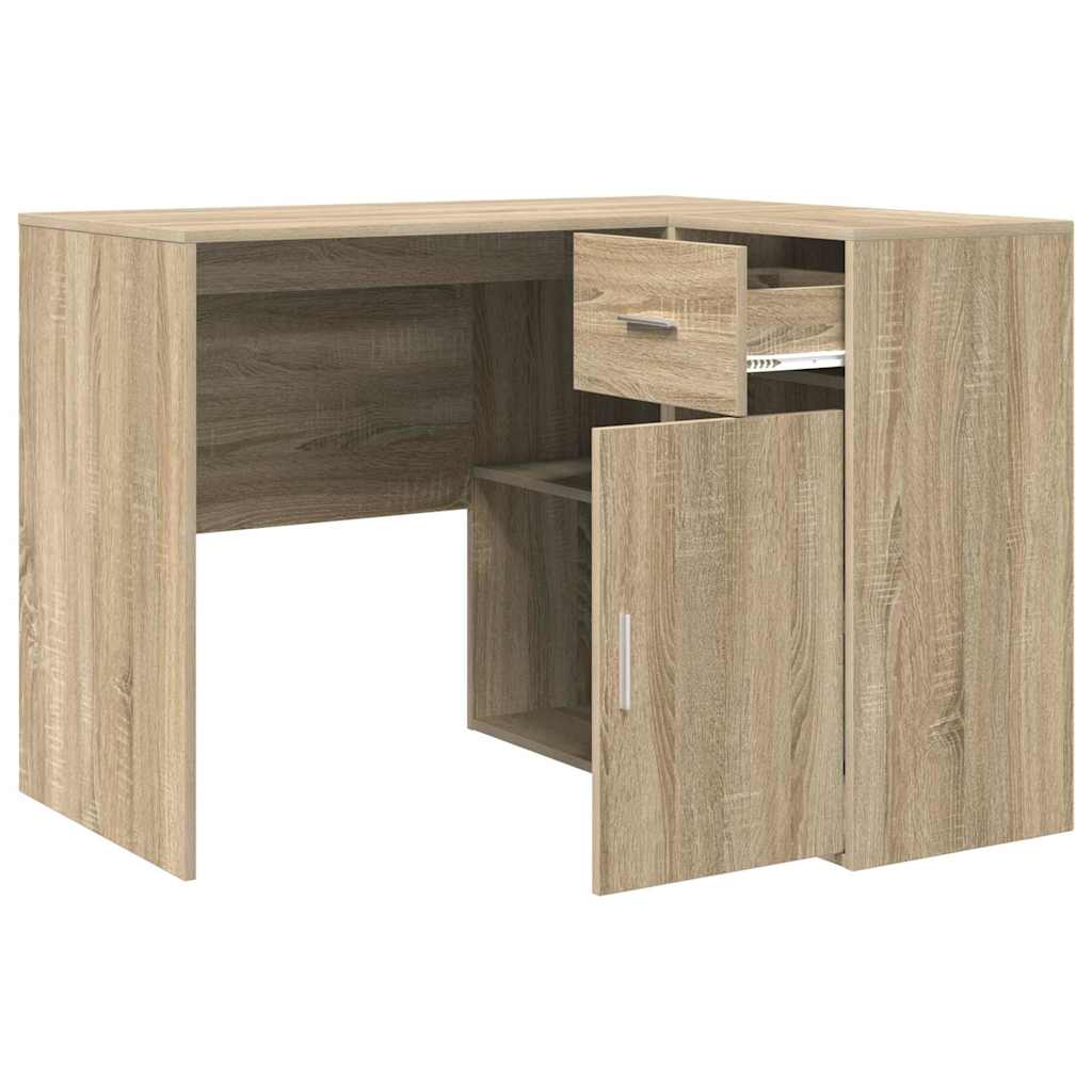 Bureau d'angle avec tiroirs Chêne Sonoma 102 x 88 x 75 cm
