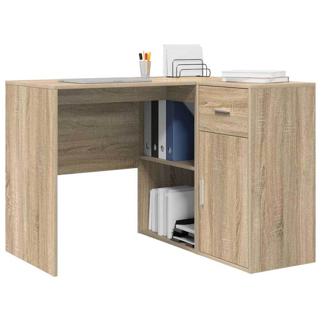 Bureau d'angle avec tiroirs Chêne Sonoma 102 x 88 x 75 cm