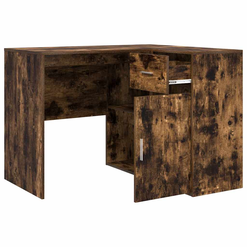 Eck-Schreibtisch Geräucherte Eiche 102 x 88 x 75 cm