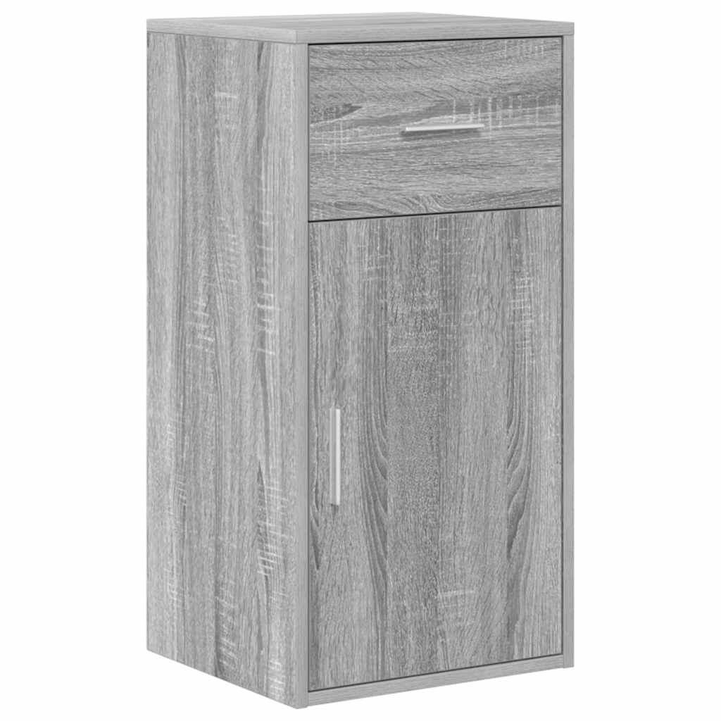 Corner Desk with Drawers Sonoma Grey 102 x 88 x 75 cm