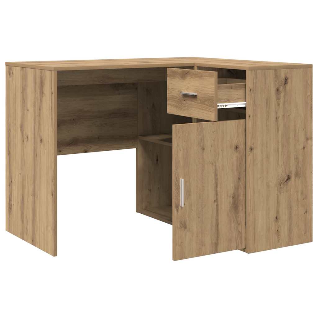 Corner desk with drawers Artisan Oak 102 x 88 x 75 cm