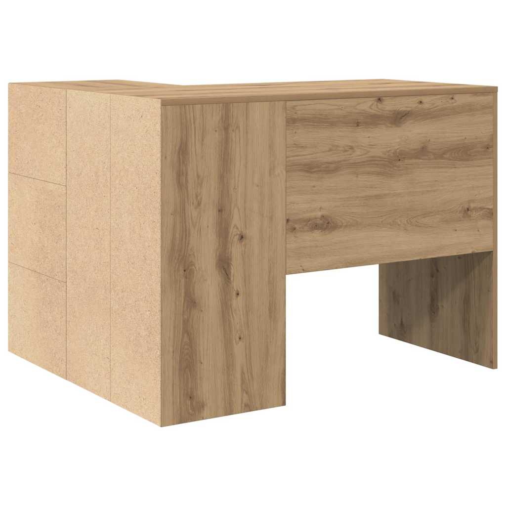 Corner desk with drawers Artisan Oak 102 x 88 x 75 cm