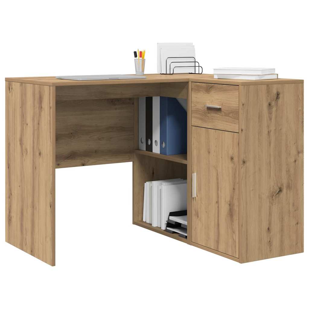 Corner desk with drawers Artisan Oak 102 x 88 x 75 cm
