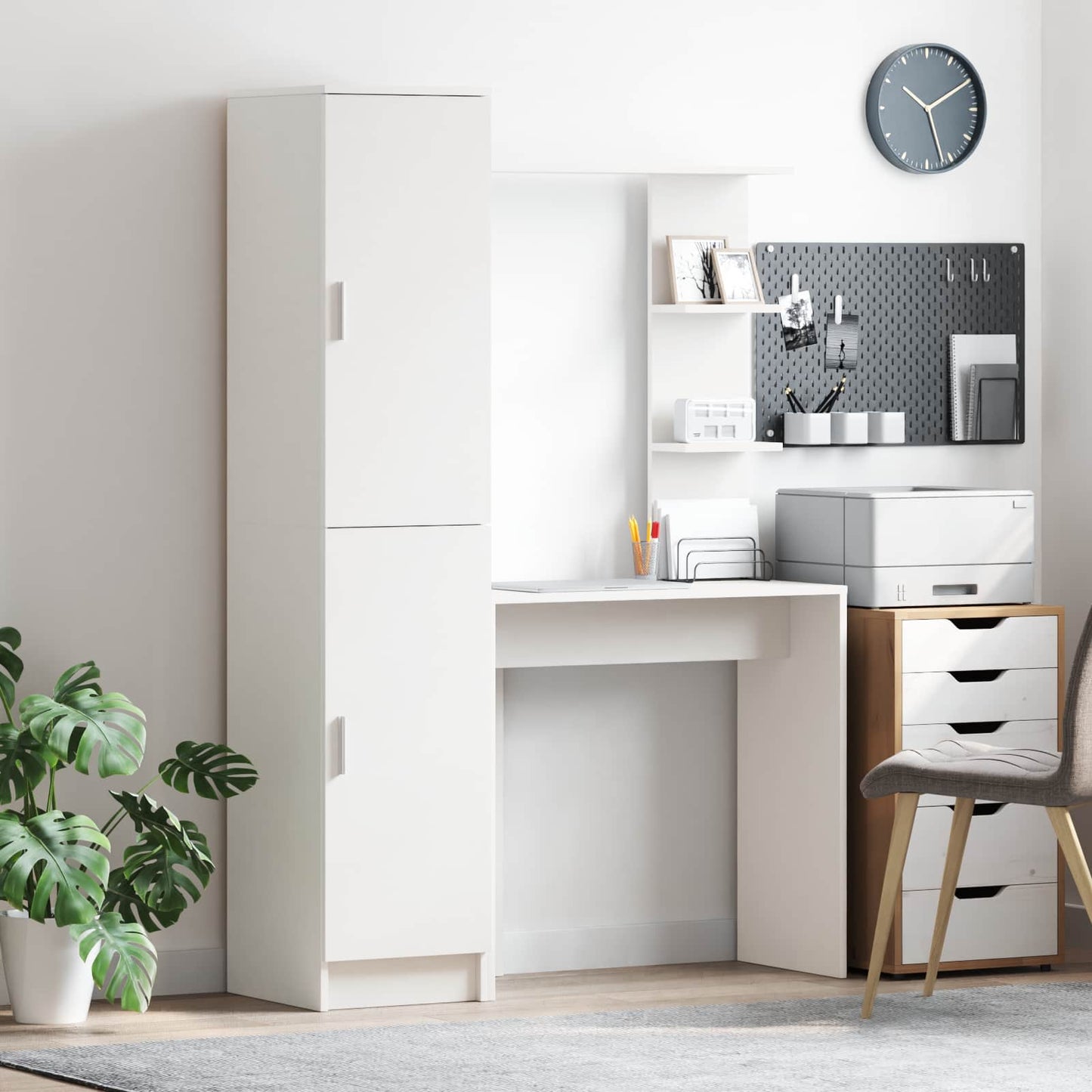 Schreibtisch 2 pcs Weiß