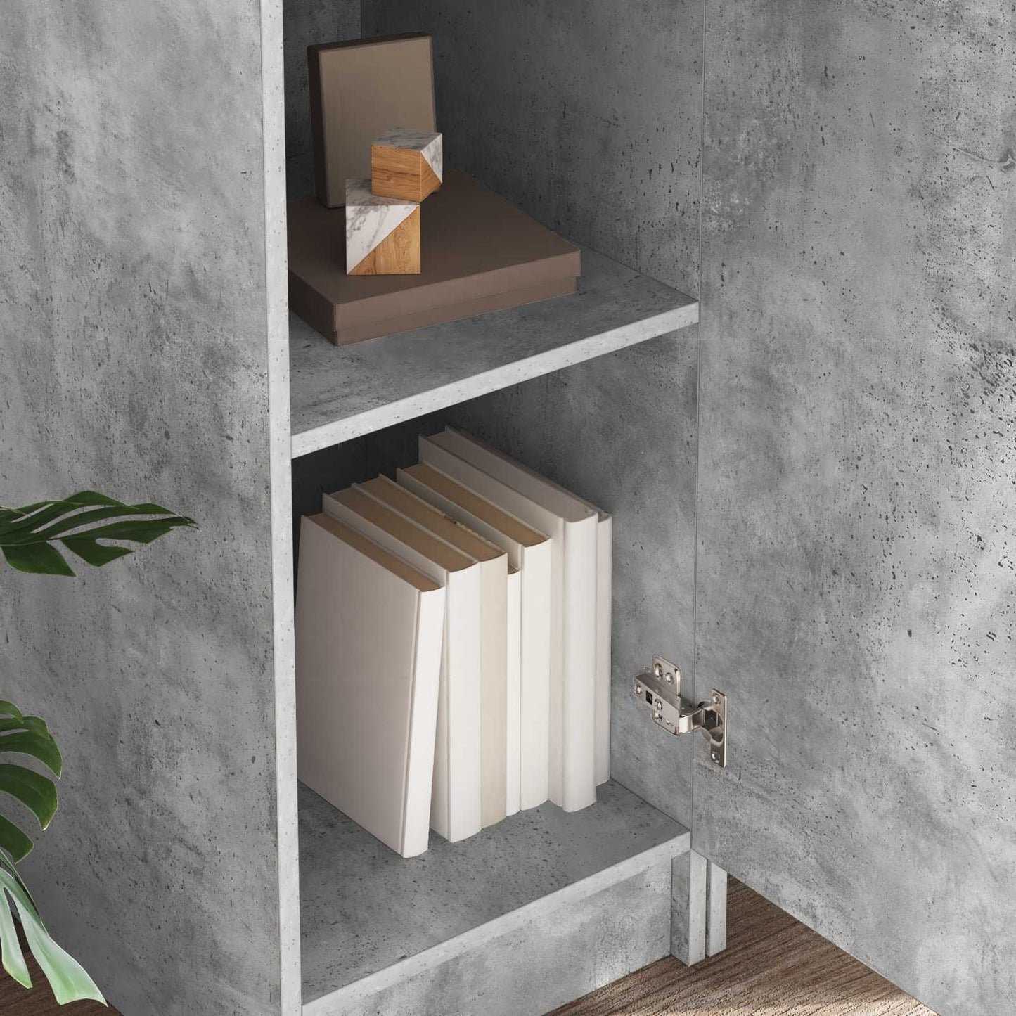 Desk 2 pcs Concrete Gray
