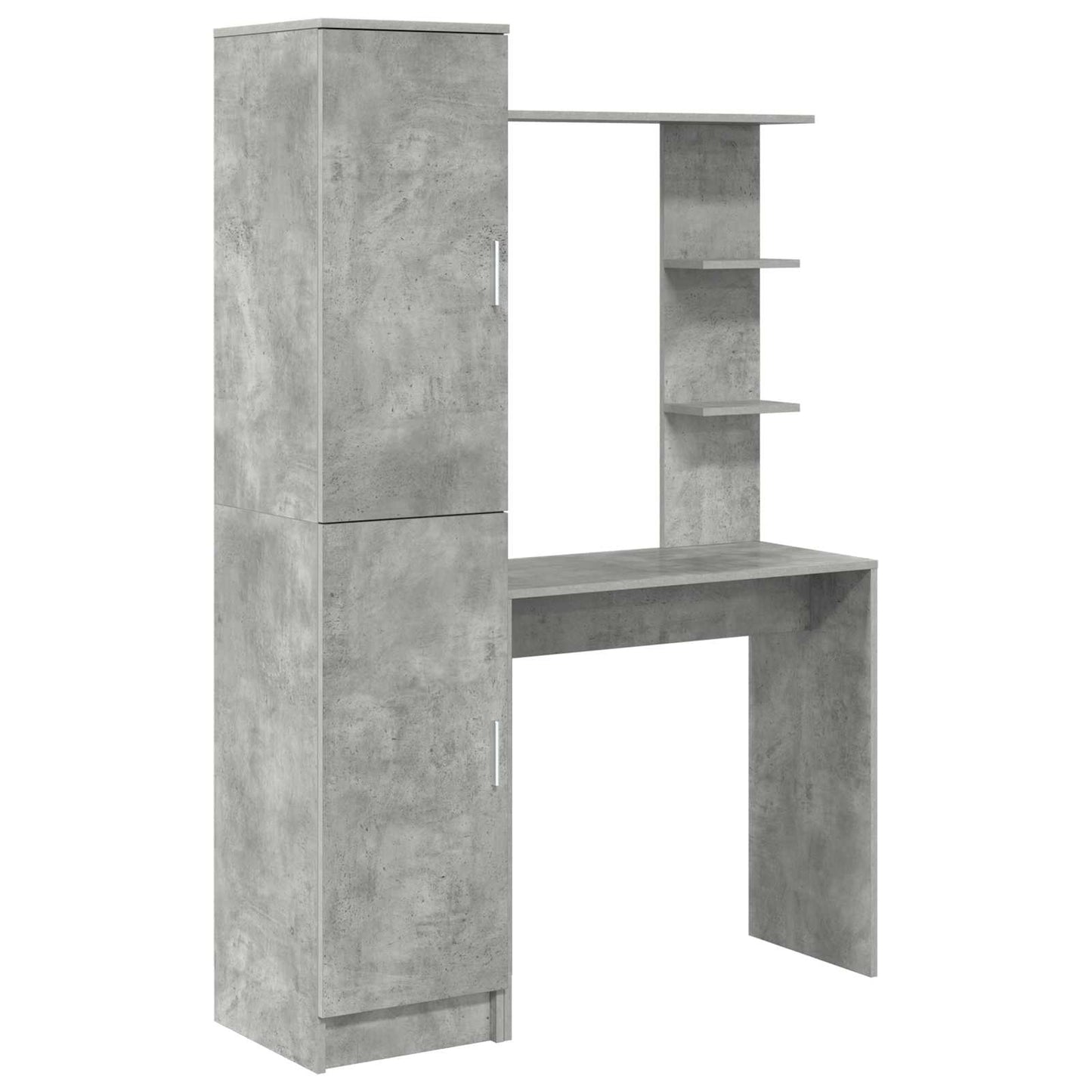 Desk 2 pcs Concrete Gray