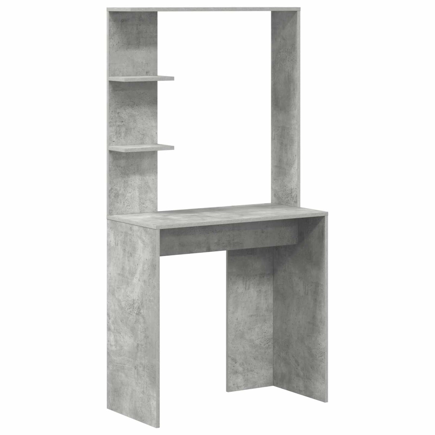 Desk 2 pcs Concrete Gray