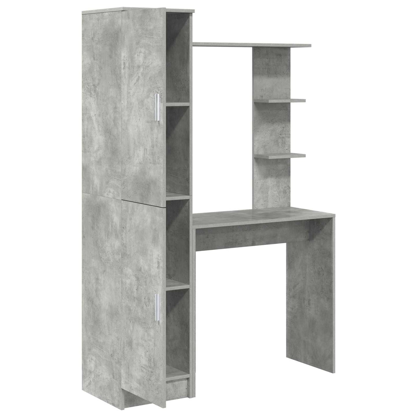 Desk 2 pcs Concrete Gray