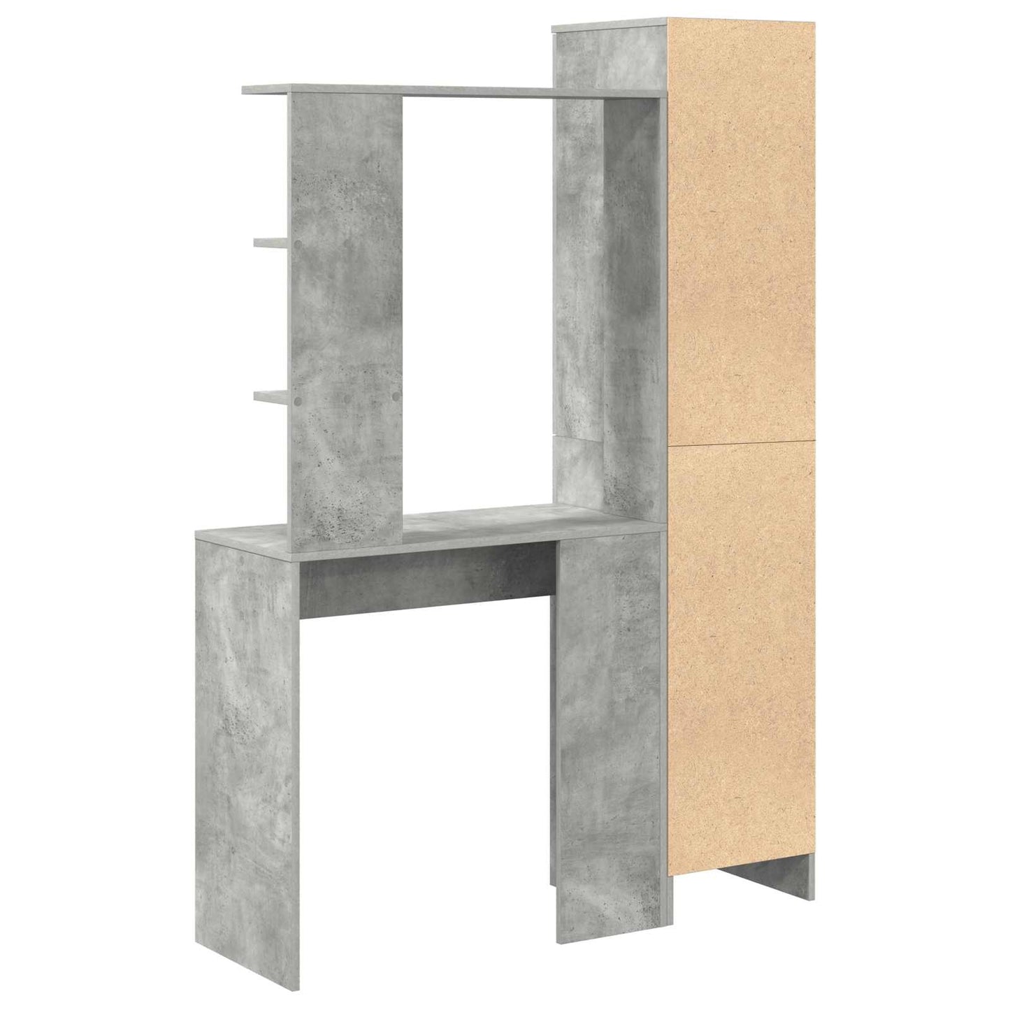 Desk 2 pcs Concrete Gray