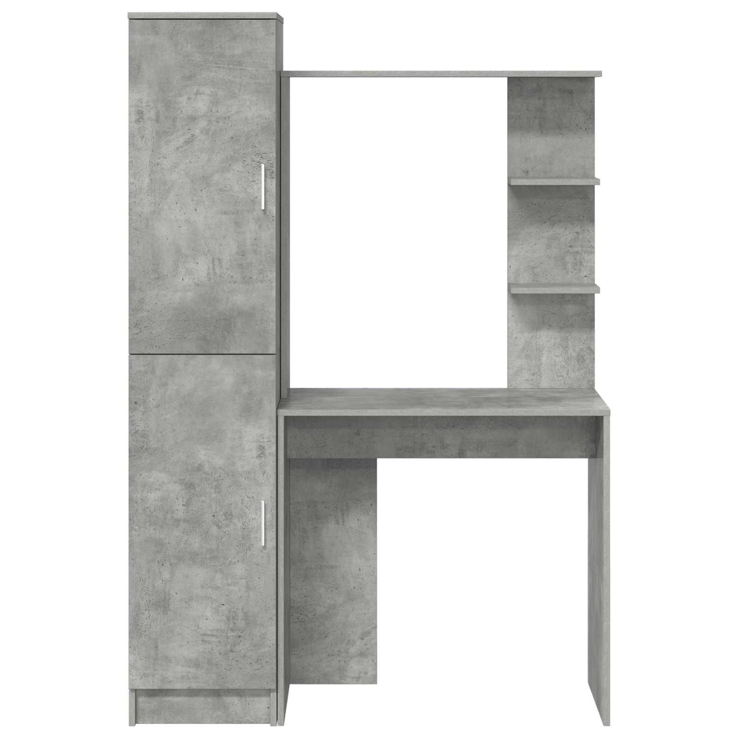 Desk 2 pcs Concrete Gray