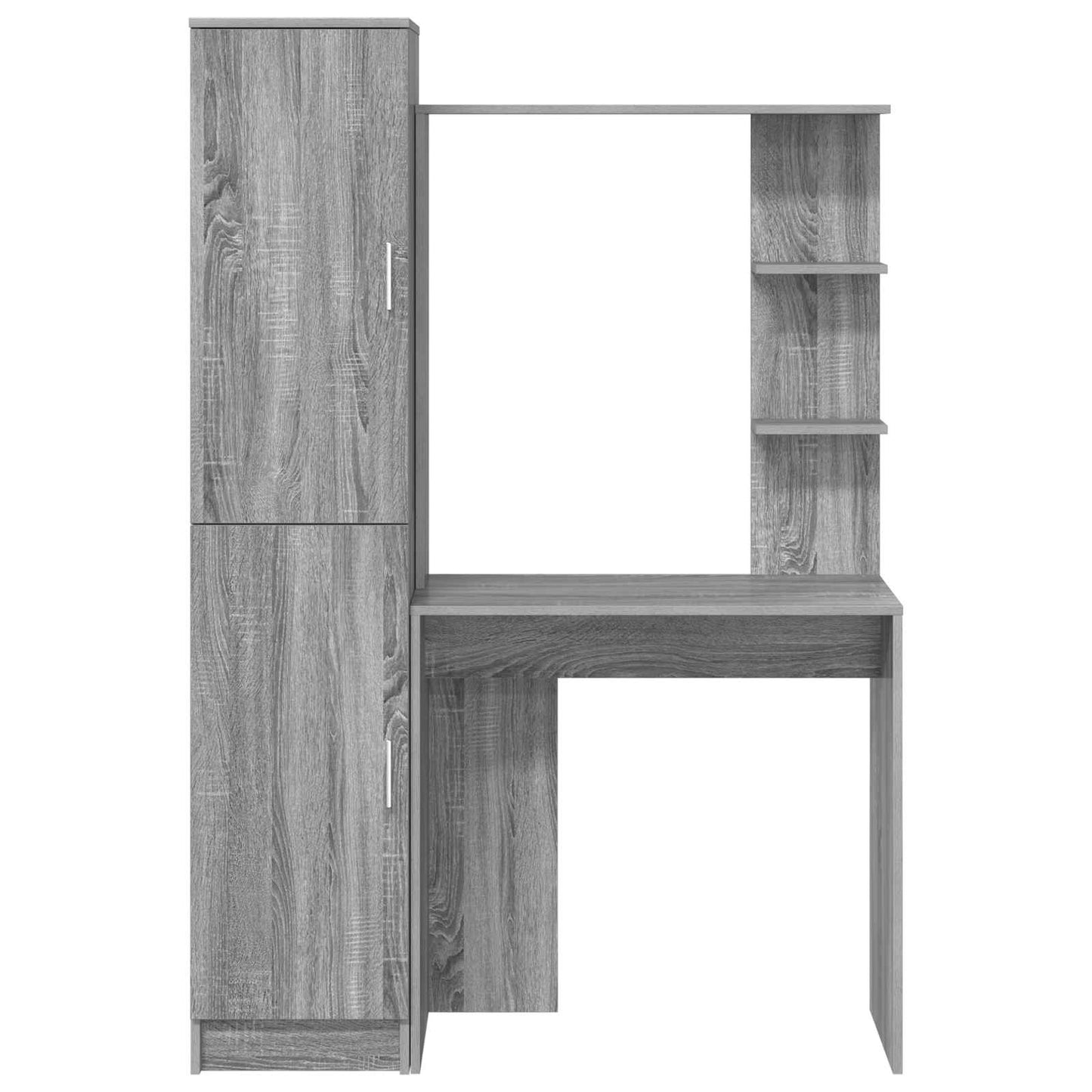 Schreibtisch 2 pcs Graues Sonoma