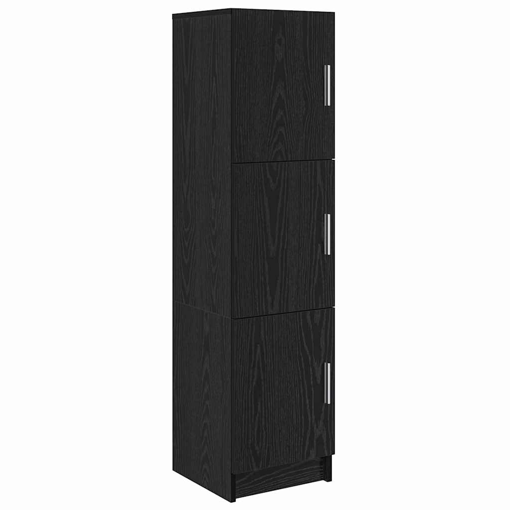 Desk 2 pcs Black Oak Effect