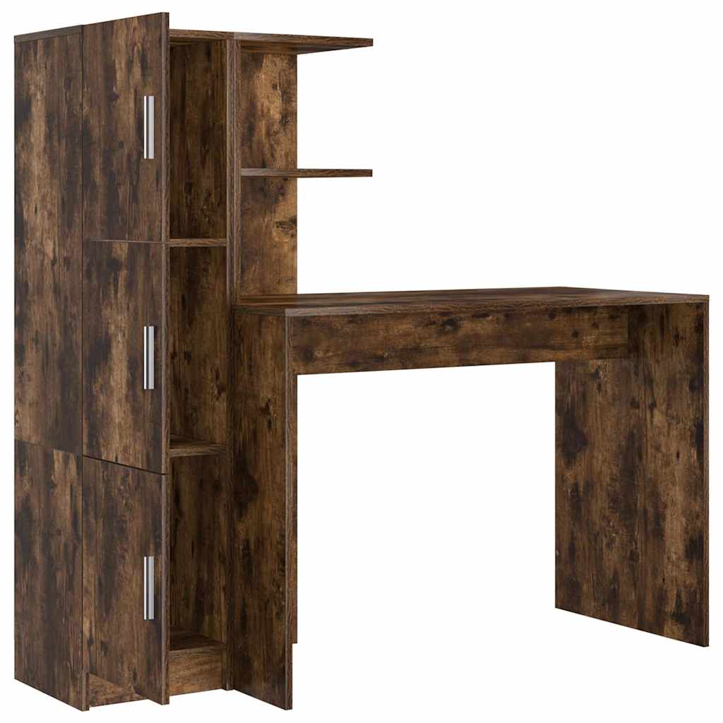 Desk 2 pcs Smoked Oak