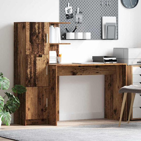Desk 2 pcs reclaimed wood