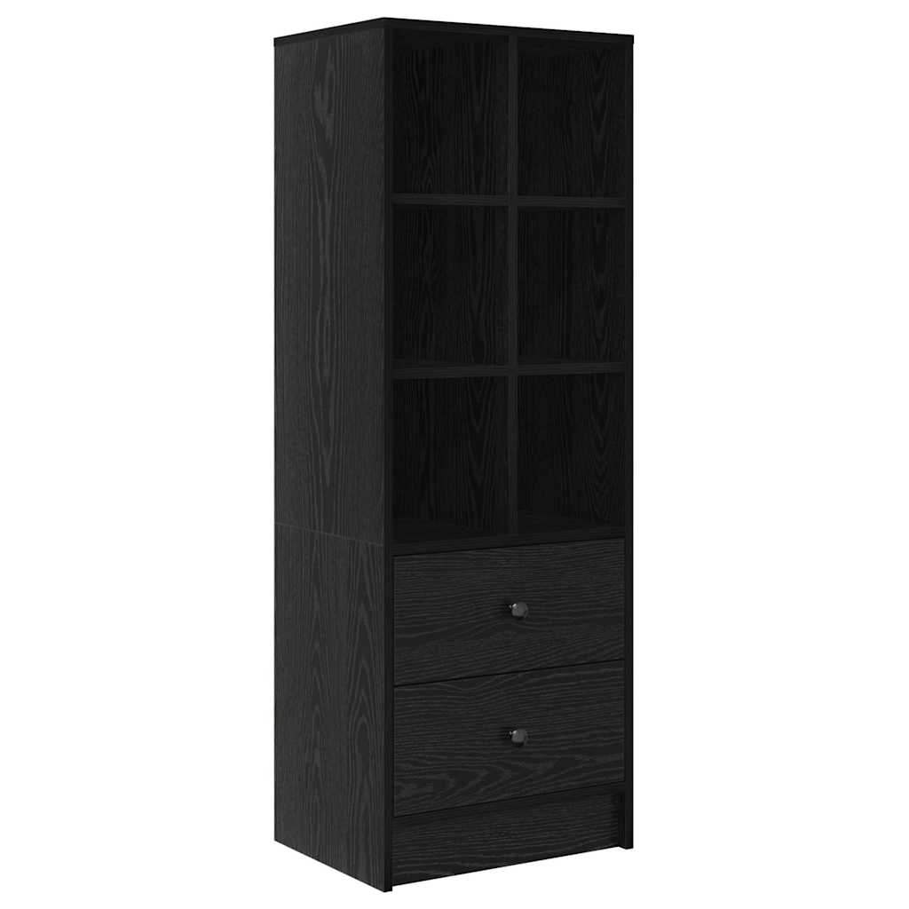 Desk with drawers 2 pcs Black Oak-look