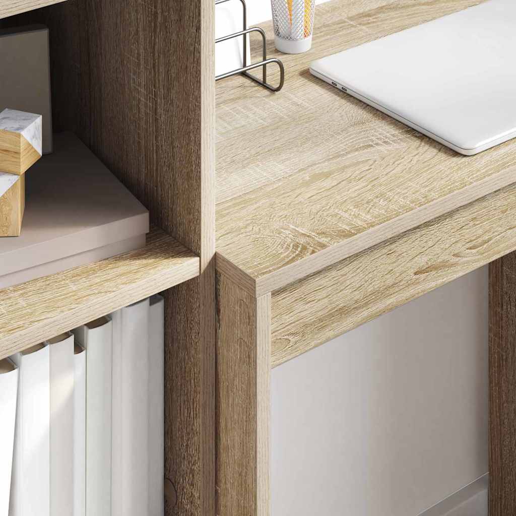 Schreibtisch mit Schubladen 2 pcs Sonoma-Eiche