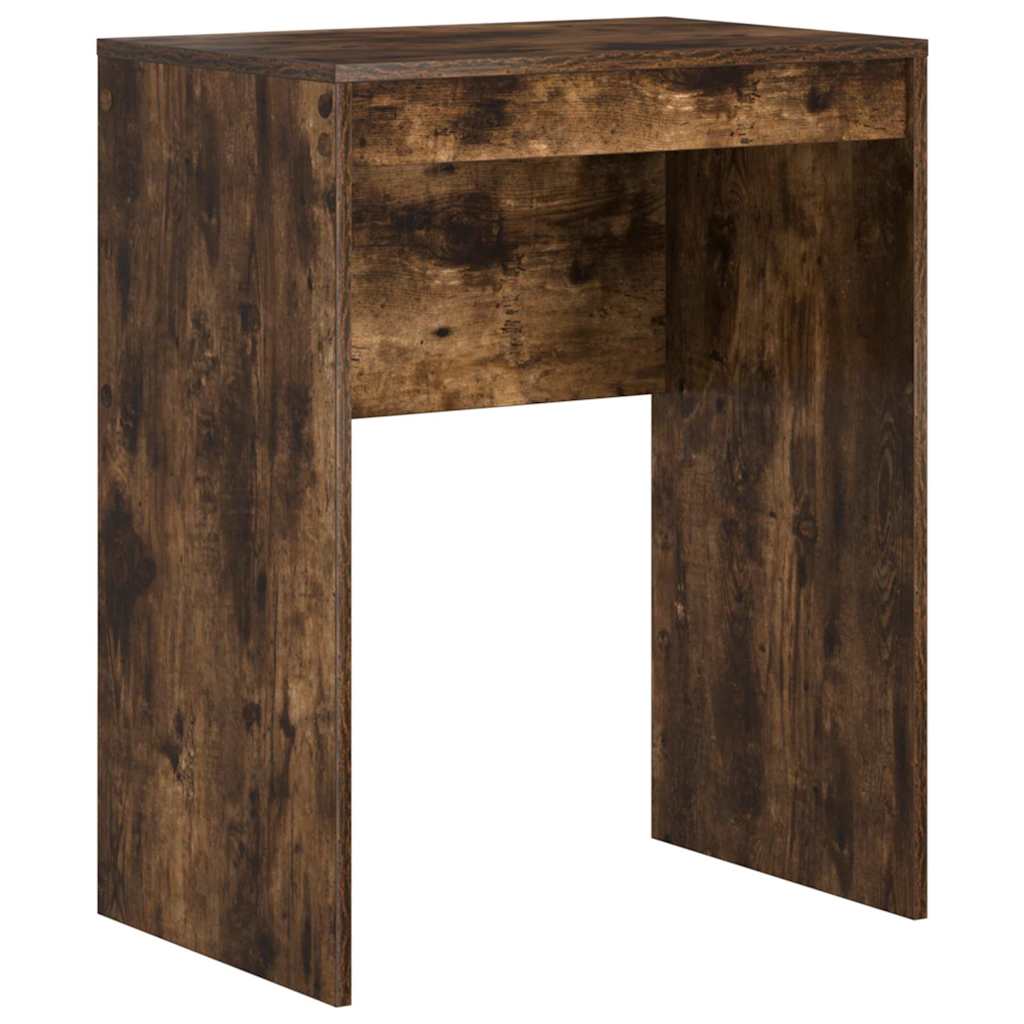 Desk with Drawers 2 pcs Smoked Oak