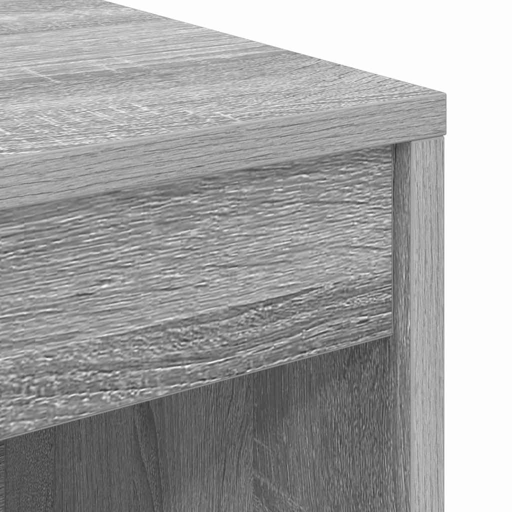 Desk with drawers 2 pcs Sonoma Grey