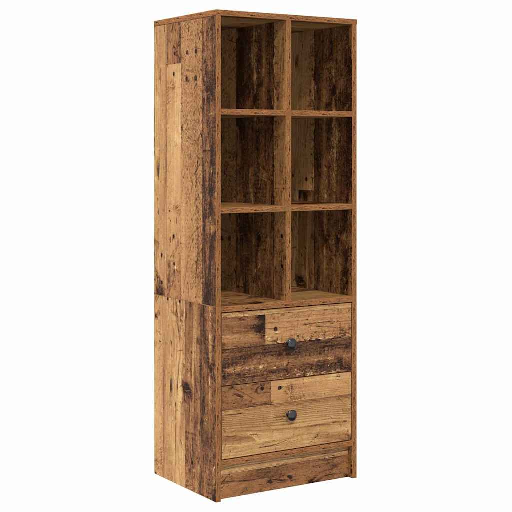 Schreibtisch mit Schubladen 2 pcs Altholz