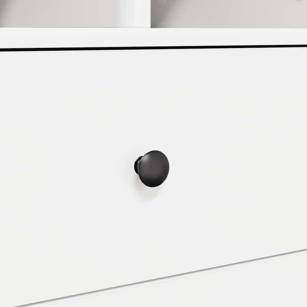 Schreibtisch mit Schubladen 2 pcs Weiß