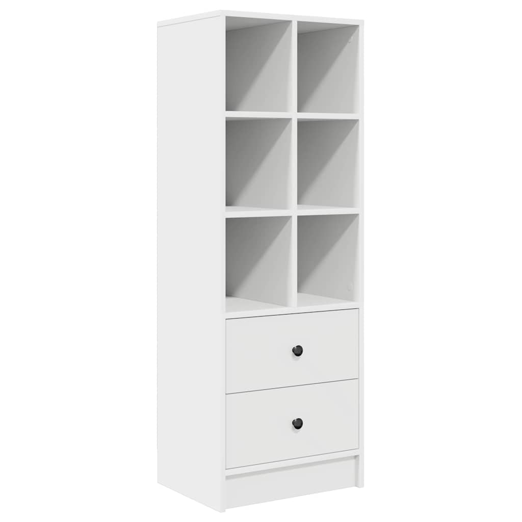 Schreibtisch mit Schubladen 2 pcs Weiß