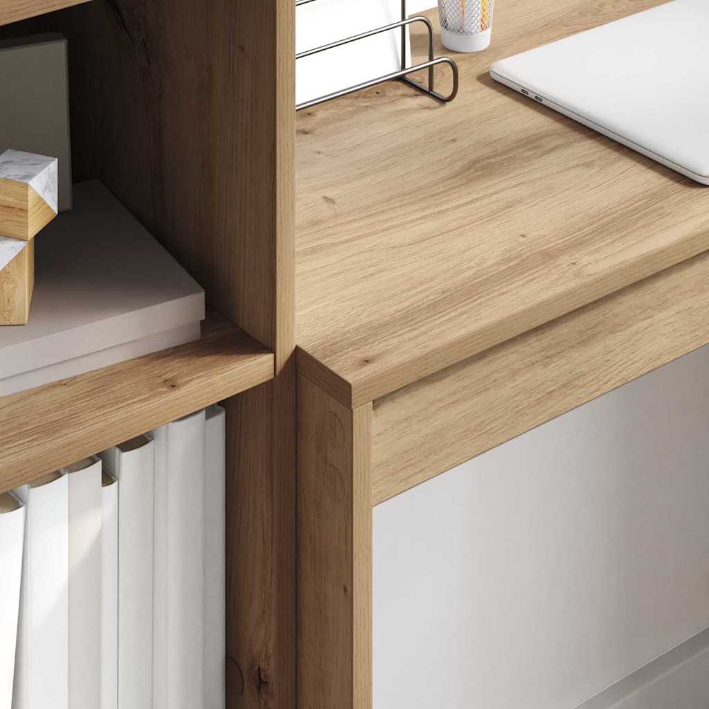 Schreibtisch mit Schubladen 2 pcs Artisan-Eiche