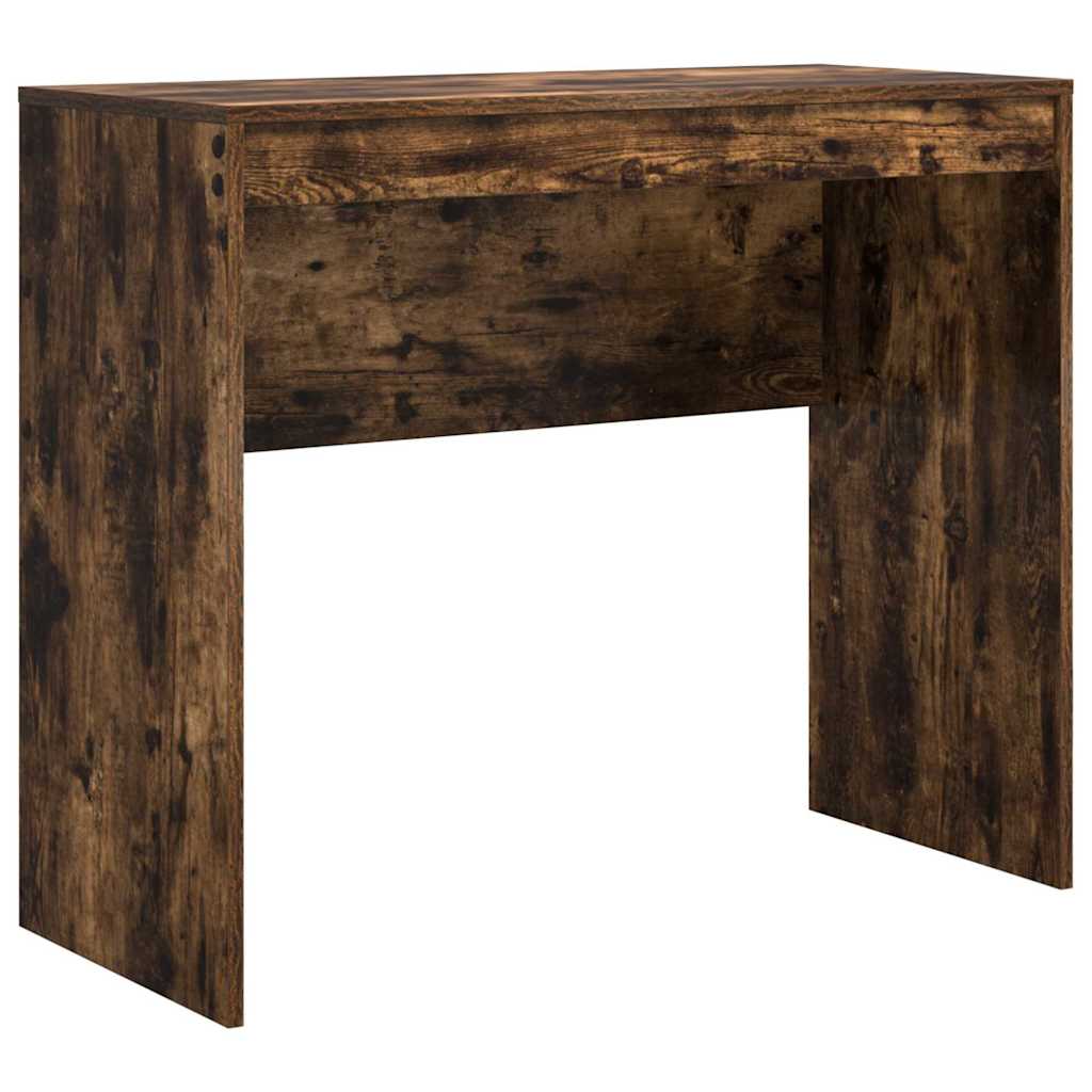 Schreibtisch mit Schubladen 2 pcs Geräucherte Eiche