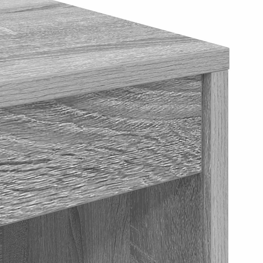 Schreibtisch mit Schubladen 2 pcs Graues Sonoma