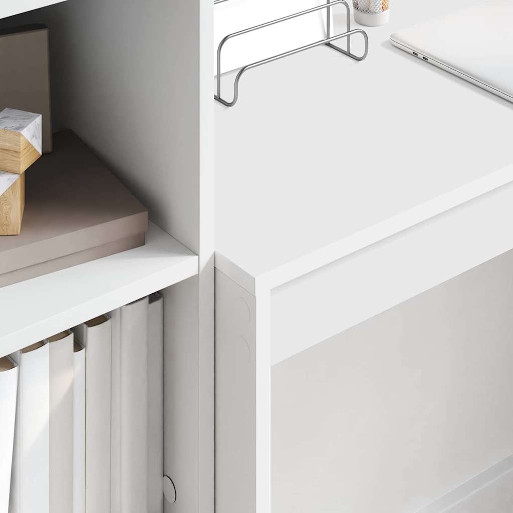 Desk with drawers 2 pcs White