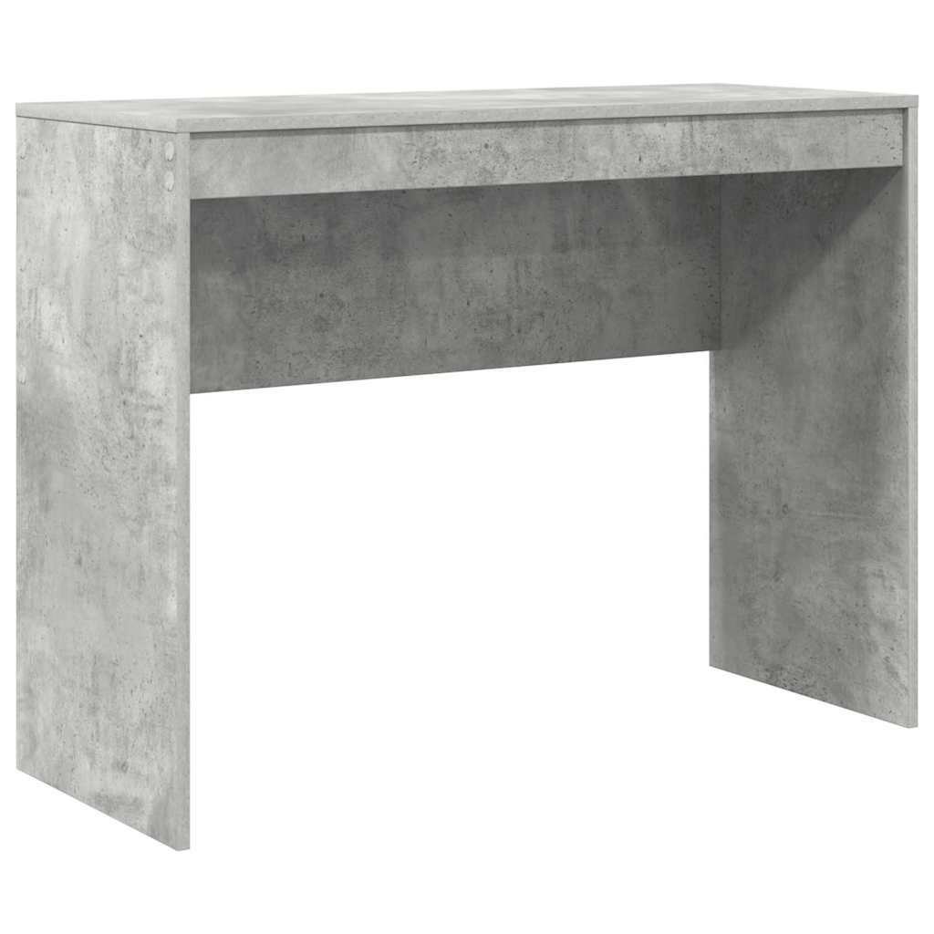 Desk with Drawers 2 pcs Concrete Grey