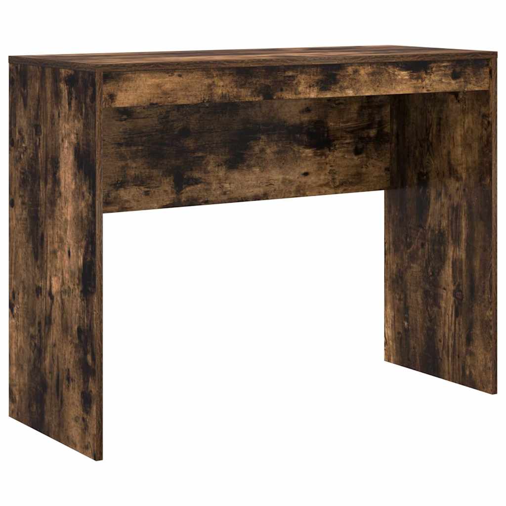 Schreibtisch mit Schubladen 2 pcs Geräucherte Eiche