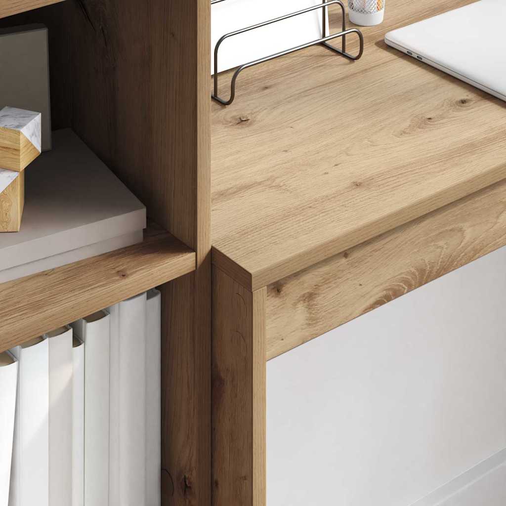 Schreibtisch mit Schubladen 2 pcs Artisan-Eiche