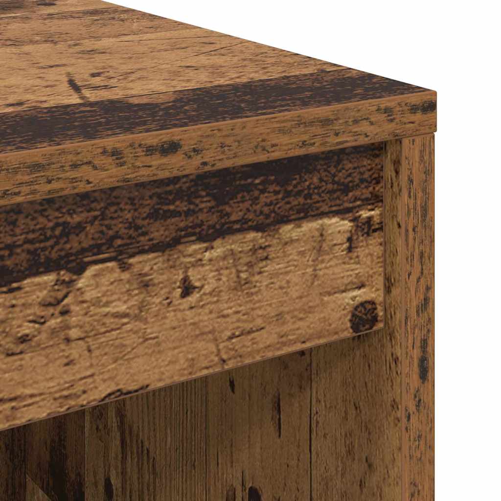 Desk with drawers 2 pcs reclaimed wood