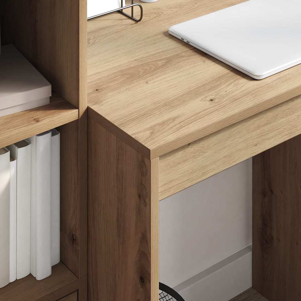 Schreibtisch mit Schubladen 2 pcs Artisan-Eiche