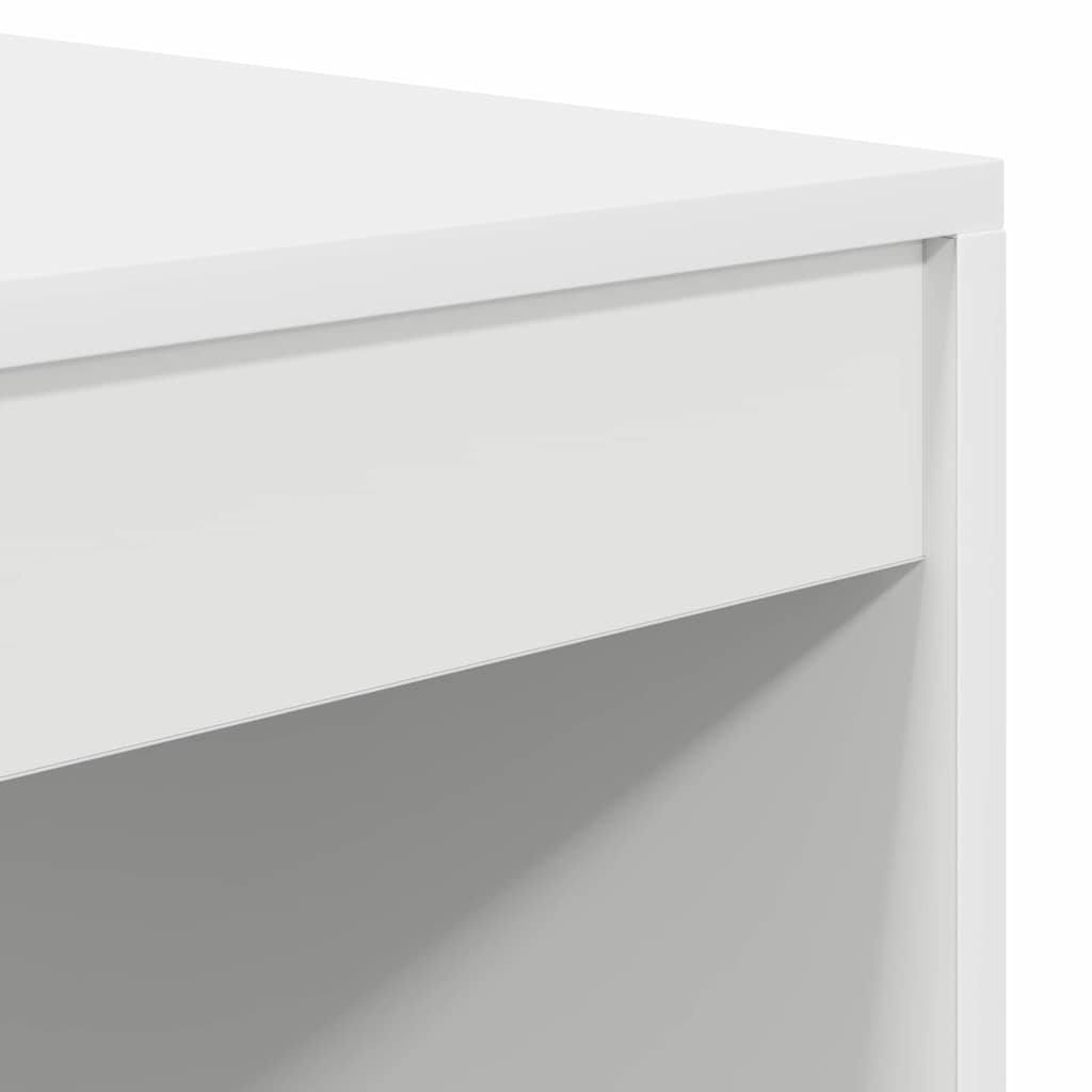 Schreibtisch mit Schubladen 2 pcs Weiß