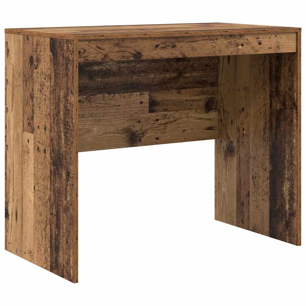 Desk with Drawers 2 pcs Reclaimed Wood