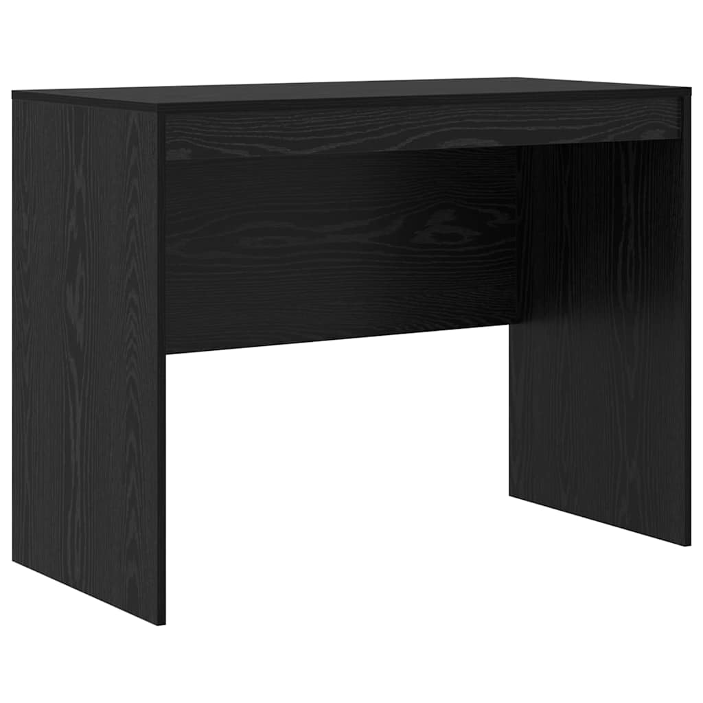 Schreibtisch mit Schubladen 2 pcs Schwarz Eichen-Optik