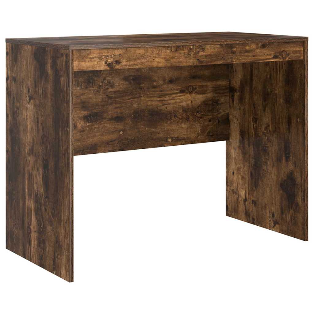 Bureau avec tiroirs 2 pcs Chêne fumé