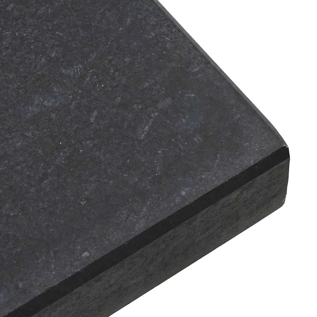 Sonnenschirmständer Schwarz 45 x 45 x 43 cm Granit und Stahl