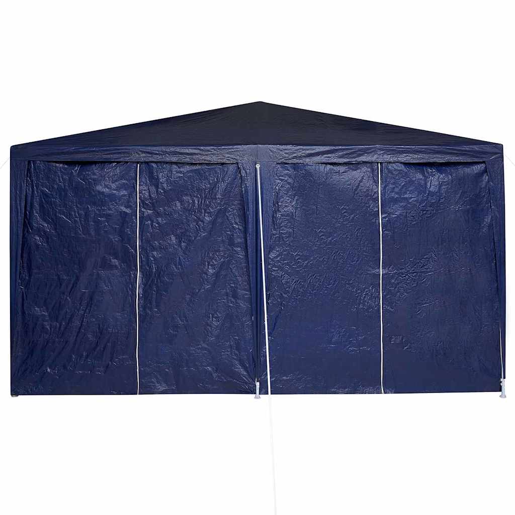 Party-Zelt Blau 400 x 400 x 266 cm Polyethylen