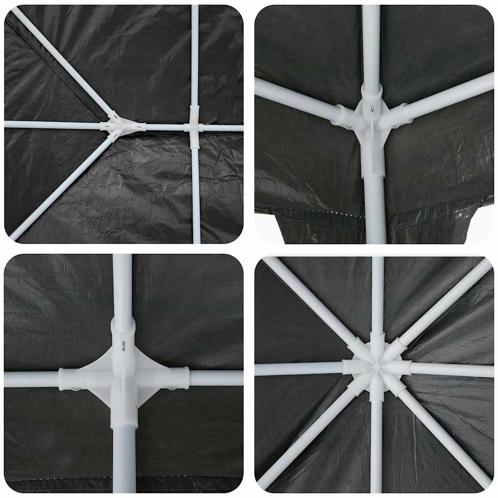 Party-Zelt Anthrazit 600 x 400 x 266 cm Polyethylen