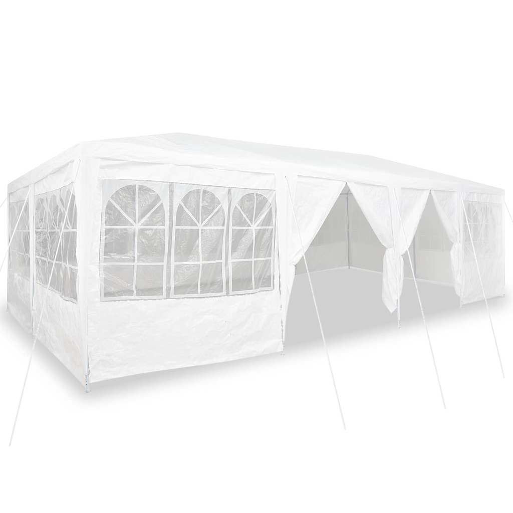 Party-Zelt Weiß 800 x 400 x 266 cm Polyethylen