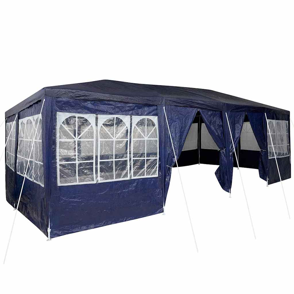 Party-Zelt Blau 800 x 400 x 266 cm Polyethylen