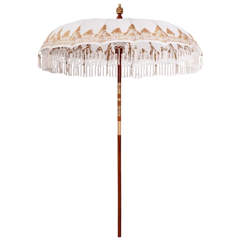 Balinesischer Sonnenschirm Creme 190 x 190 x 260 cm