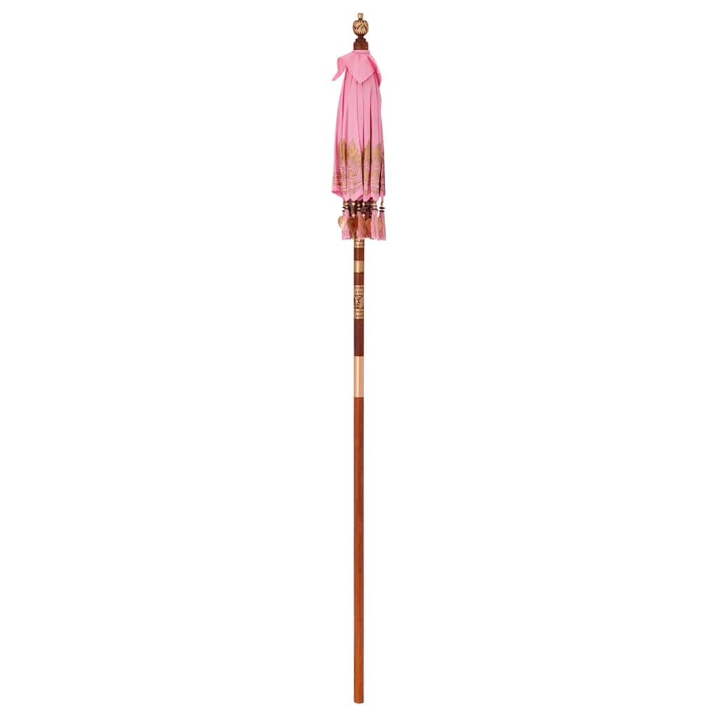 Balinesischer Sonnenschirm Rosa 125 x 125 x 260 cm