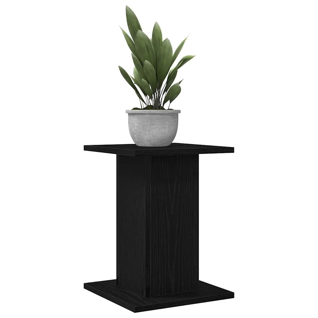Plant Stands 2 pcs Black Oak Look 30 x 30 x 40 cm
