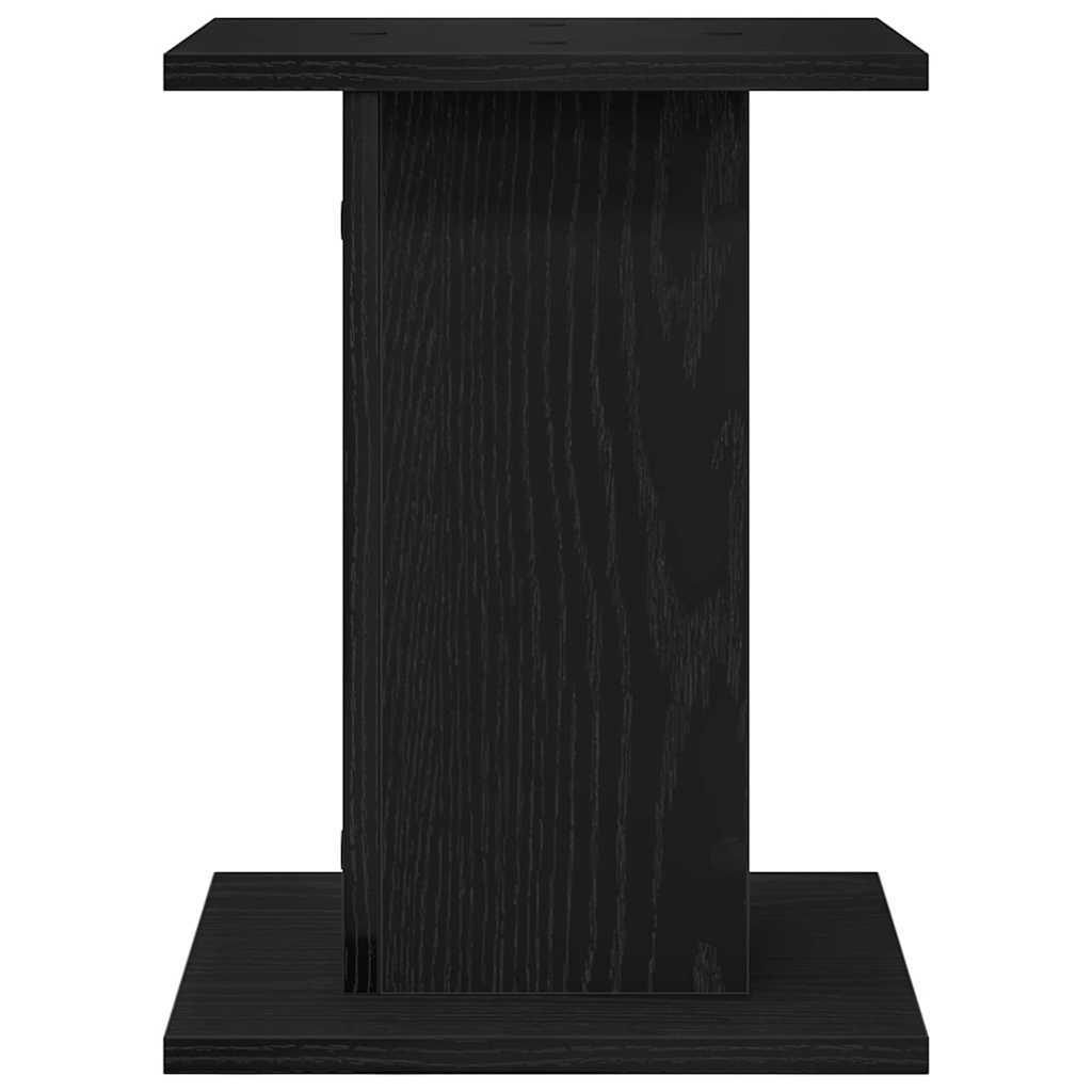 Plant Stands 2 pcs Black Oak Look 30 x 30 x 40 cm