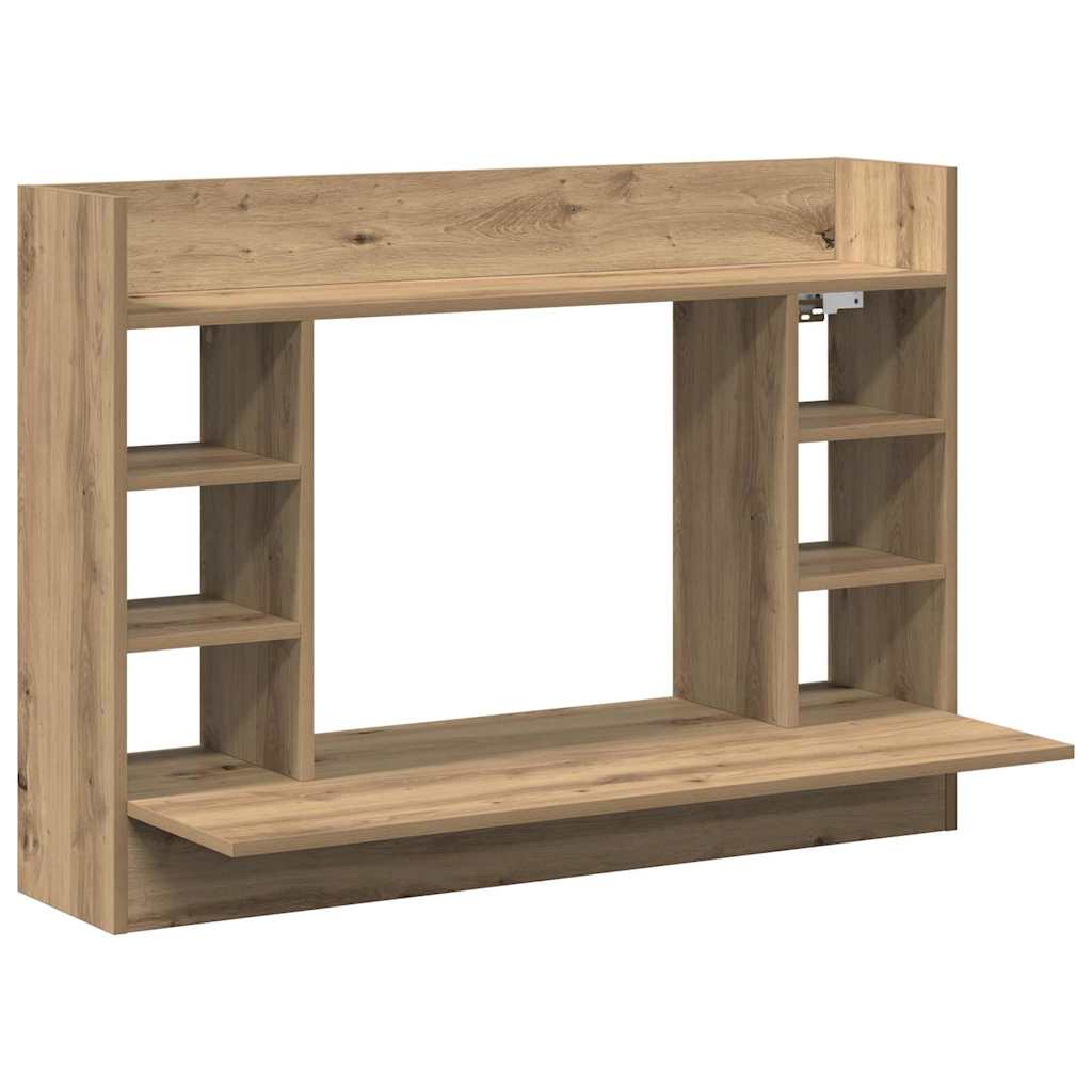 Wall-mounted table Artisan Oak 105 x 48 x 75 cm Engineered Wood